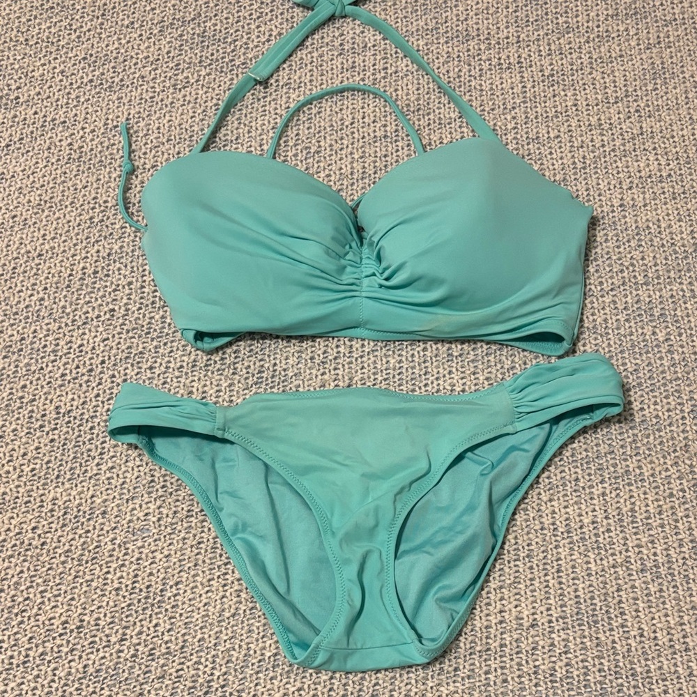 Victoria's Secret Aqua Bikini Set